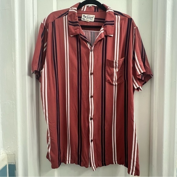 THE Resort SHIRT AEROPOSTALE Size XL, red and white stripe - Picture 1 of 4